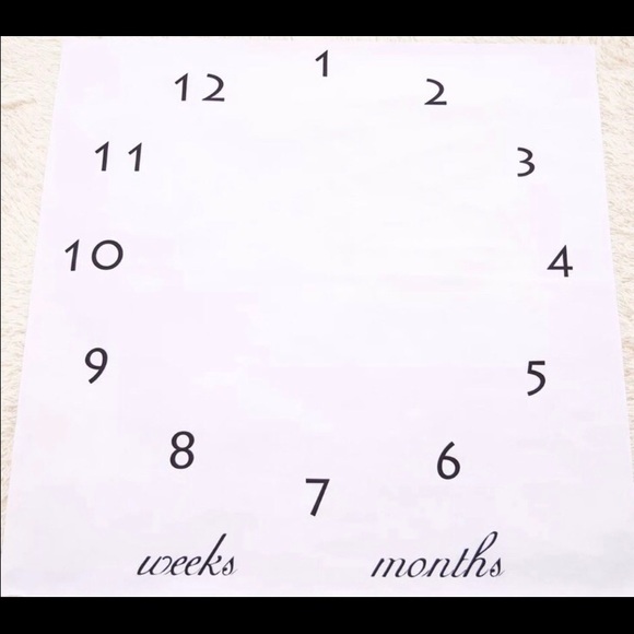 Baby milestone blanket for photos - Picture 1 of 2